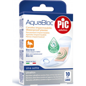 Pic Solution Aqua Bloc Antibacterial 25 x 72 mm 10 τμχ