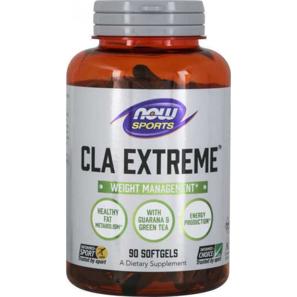 Now Foods CLA Extreme Συμπλήρωμα Διατροφής με Καρνιτίνη 750mg 90 μαλακές κάψουλες Now Foods CLA Extreme Συμπλήρωμα Διατροφής με Καρνιτίνη 750mg 90 μαλακές κάψουλες