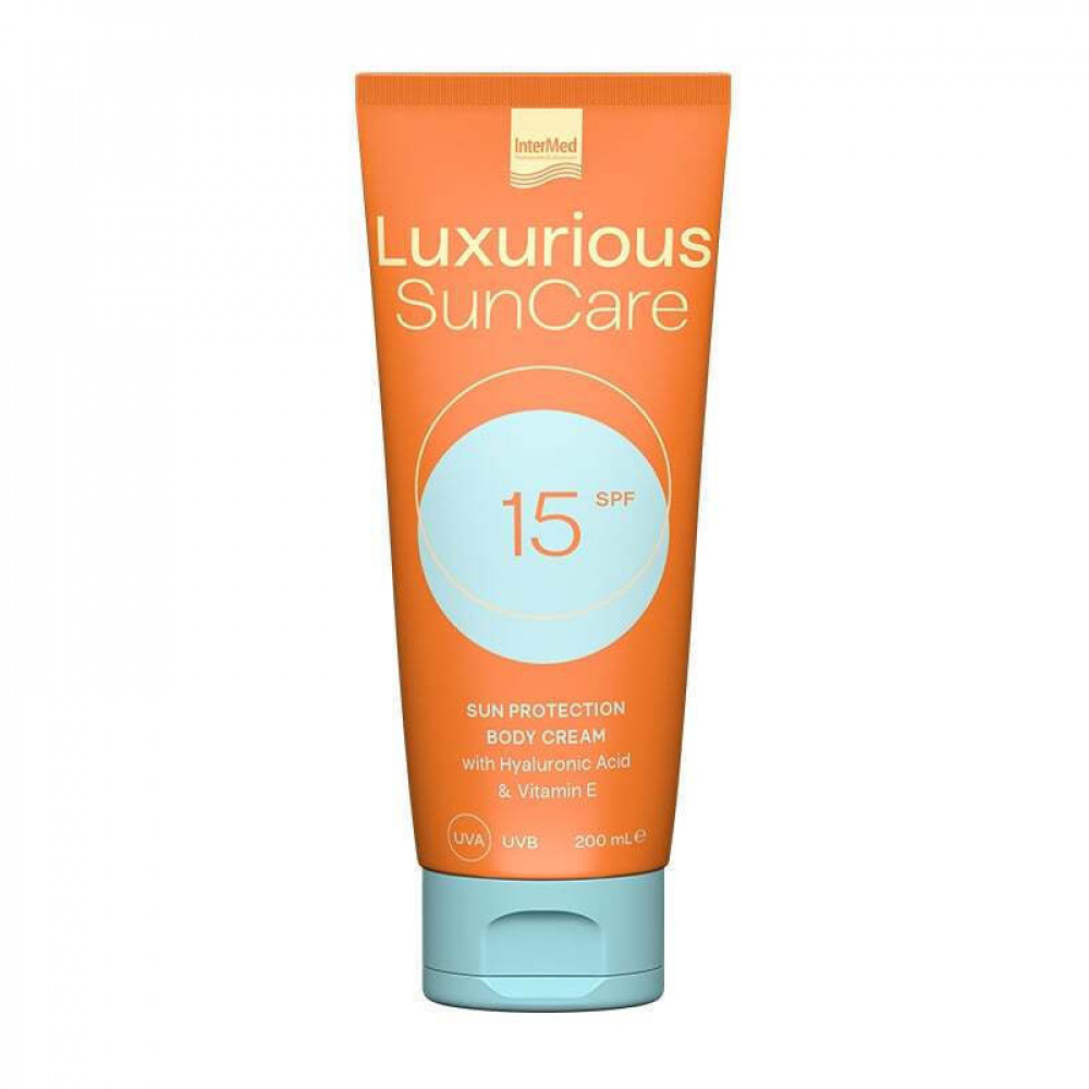Intermed Luxurious Suncare Αντηλιακή Κρέμα για το Σώμα SPF15 200ml