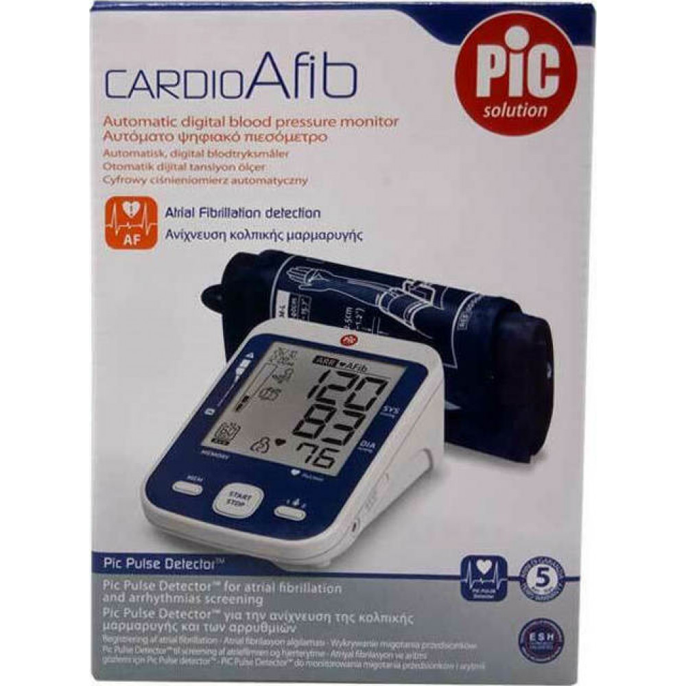 Pic Solution Cardio Afib Ψηφιακό Πιεσόμετρο Μπράτσου Pic Solution Cardio Afib Ψηφιακό Πιεσόμετρο Μπράτσου