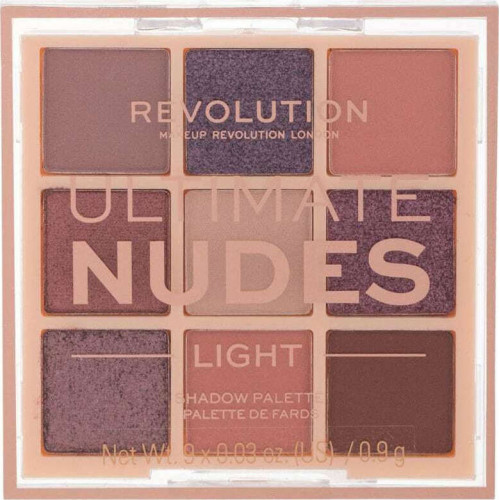 Revolution Beauty Ultimate Nudes Παλέτα Σκιών Ματιών Light 8.1gr