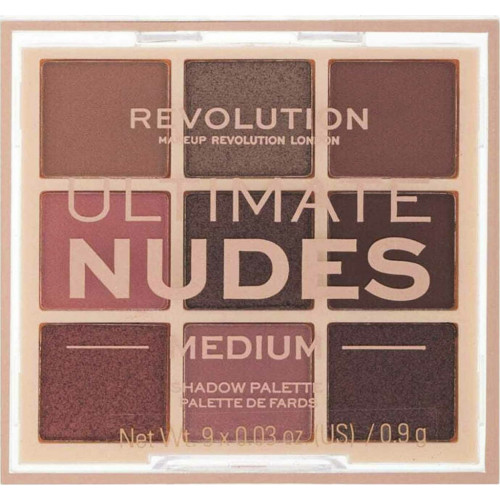 Revolution Beauty Ultimate Nudes Παλέτα Σκιών Ματιών Medium 8.1gr