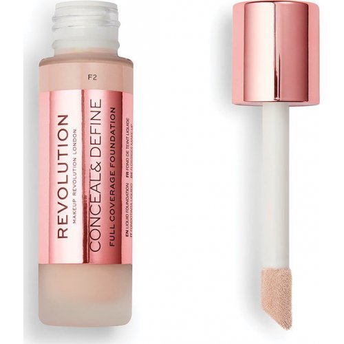 Revolution Beauty Conceal and Define Full Coverage Foundation F2 23ml