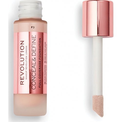 Revolution Beauty Conceal and Define Full Coverage Foundation F3 23ml