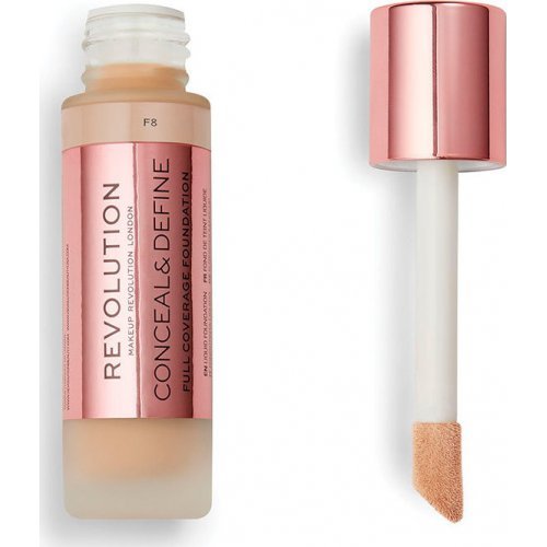 Revolution Beauty Conceal and Define Full Coverage Foundation F8 23ml