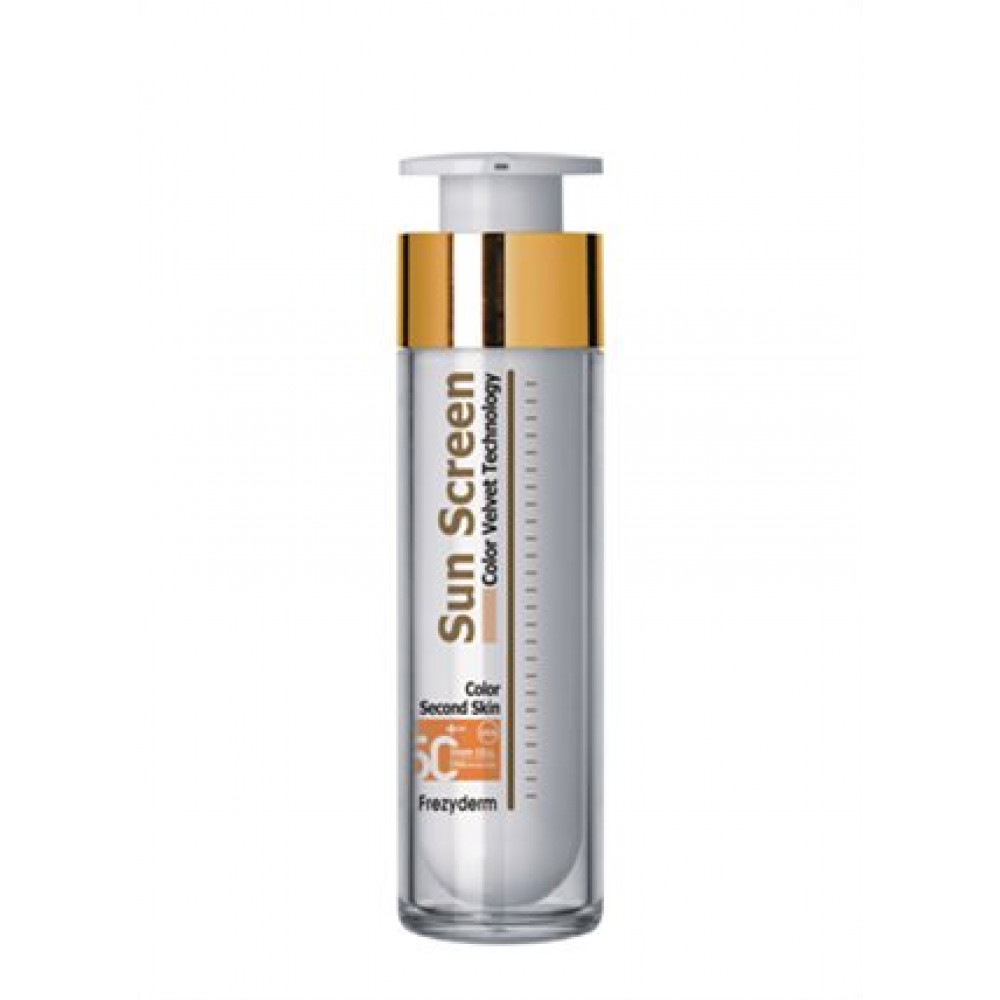 FREZYDERM SUN SCREEN COLOR VELVET FACE CREAM SPF 50 Αντηλιακό με χρώμα 50ml FREZYDERM SUN SCREEN COLOR VELVET FACE CREAM SPF 50 Αντηλιακό με χρώμα 50ml