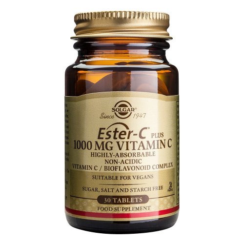 SOLGAR Ester-C 1000mg Vitamin C 30 ταμπλέτες