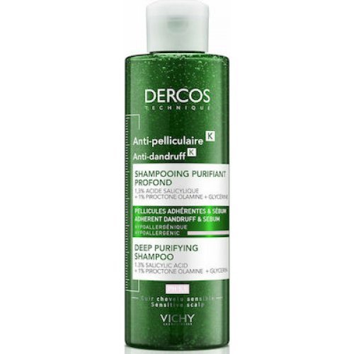 Vichy Dercos Σαμπουάν Κατά της Πιτυρίδας Anti-Dandruff Deep Purifying Shampoo 250ml