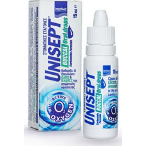Intermed Unisept Oromucosal Drops Στοματικές Σταγόνες 15ml